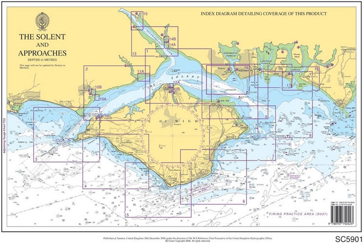 British Admiralty Charts List